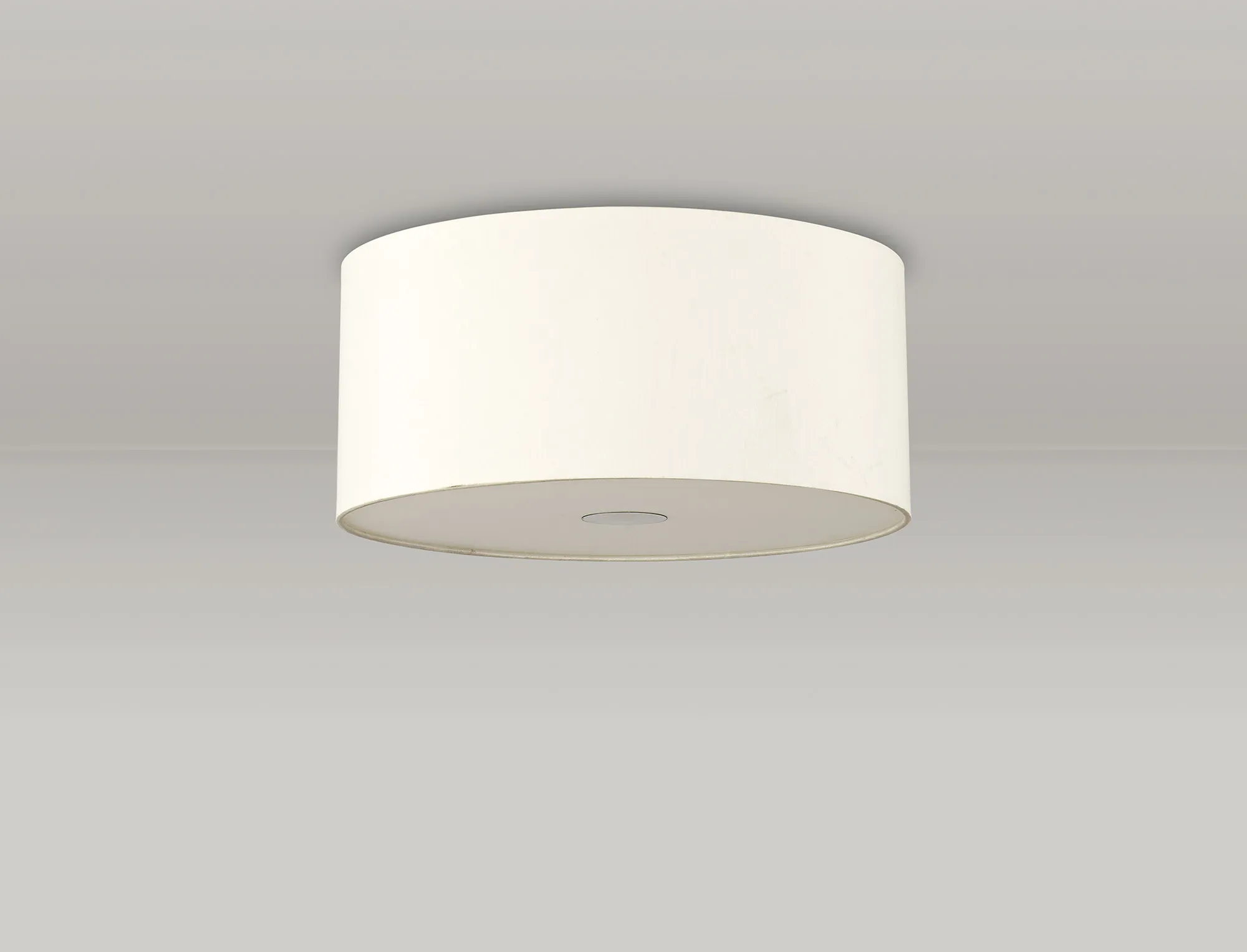 Baymont 40cm Flush 3 Light Ivory Pearl, Frosted/AB Diffuser DK1076  Deco Baymont WH IV
